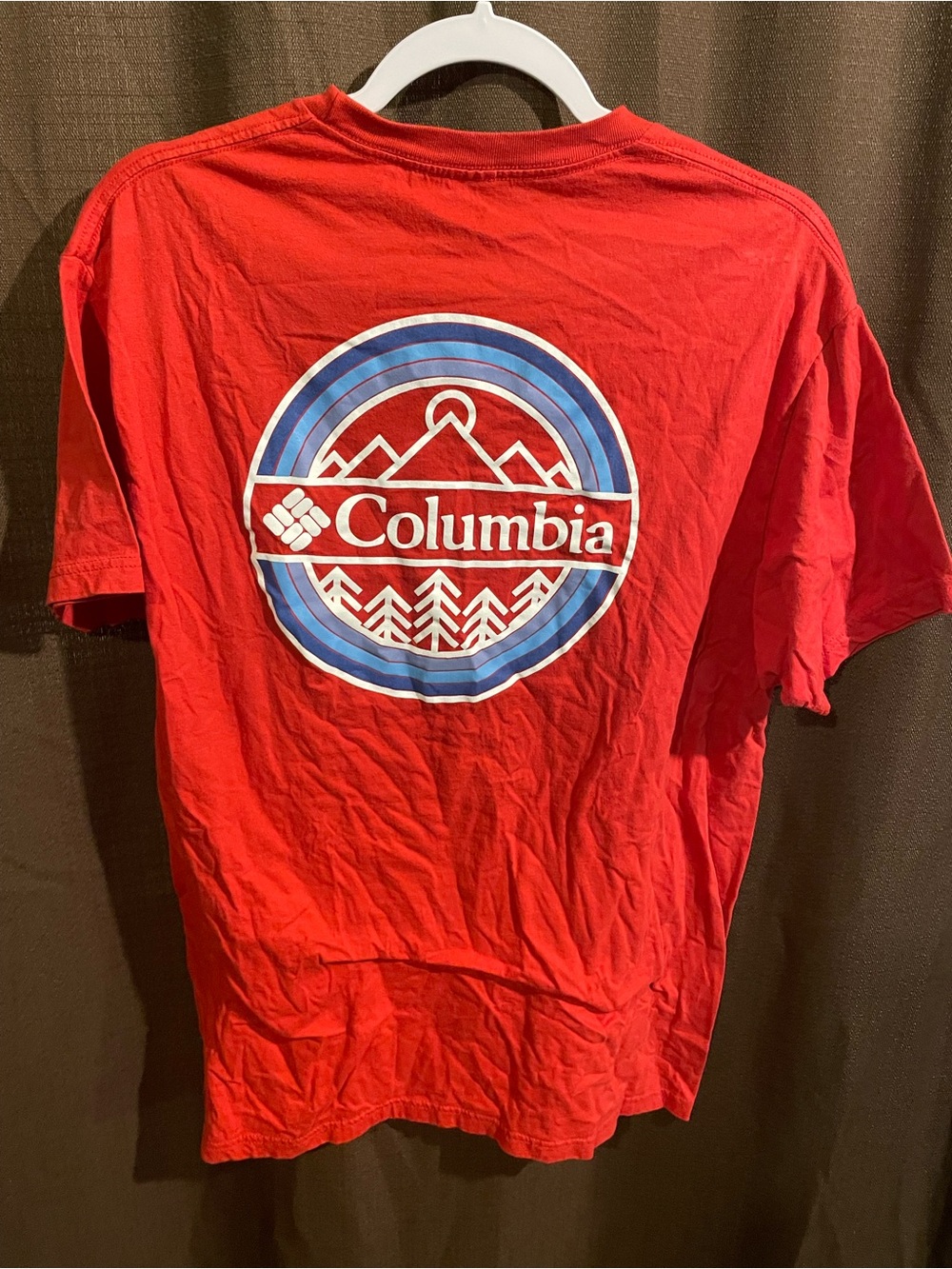 Columbia Red Short Sleeve Logo Tee - Picture 3 of 3